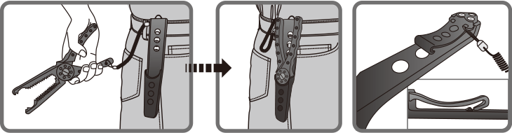 Holster hanger style